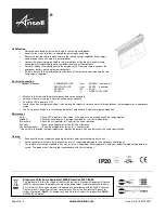 Предварительный просмотр 2 страницы Ansell AE3LED/3M Installation Instructions