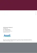 Preview for 16 page of Ansell Alphatec K72 141 100 Instruction Manual