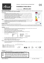 Предварительный просмотр 3 страницы Ansell Proline LED APRLED DD1 Series Installation Instructions