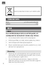 Preview for 8 page of Anslut 004742 Operating Instructions Manual