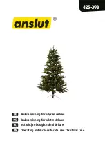 Anslut de luxe Christmas tree Operating Instructions Manual preview