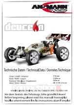 Ansmann Racing deuce n Manual предпросмотр