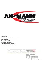 Предварительный просмотр 32 страницы Ansmann Racing deuce n Manual