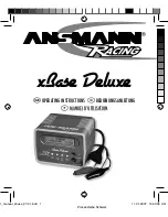 Предварительный просмотр 1 страницы Ansmann Racing xBase Deluxe Operating Instructions Manual