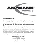 Предварительный просмотр 27 страницы ANSMANN ACCUFRESH 5 plus Operating Instructions Manual