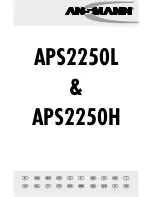 Preview for 1 page of ANSMANN APS2250H Manual