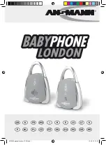 ANSMANN BABYPHONE LONDON Manual preview