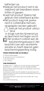 Preview for 55 page of ANSMANN COMFORT PLUS Operation Manual