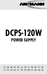 ANSMANN DCPS-120W Manual предпросмотр