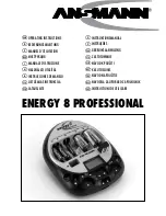 Предварительный просмотр 1 страницы ANSMANN Energy 8 Professional Operating Instructions Manual