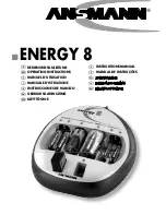 ANSMANN ENERGY 8 Operating Instructions Manual предпросмотр