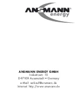 Предварительный просмотр 24 страницы ANSMANN Energy4 Speed Operating Instructions Manual