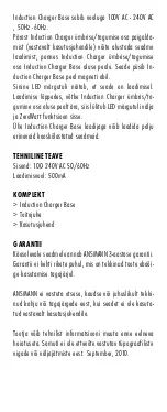 Preview for 15 page of ANSMANN INDUCTION CHARGER BASE Operating Instruction