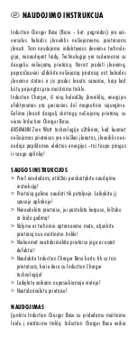 Preview for 24 page of ANSMANN INDUCTION CHARGER BASE Operating Instruction