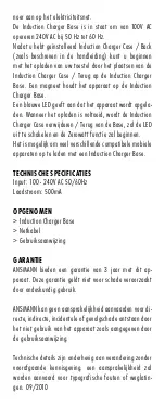 Preview for 29 page of ANSMANN INDUCTION CHARGER BASE Operating Instruction