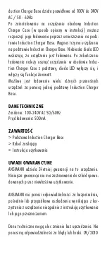 Preview for 33 page of ANSMANN INDUCTION CHARGER BASE Operating Instruction