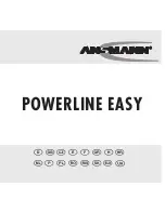 ANSMANN POWERLINE EASY Instruction Manual предпросмотр