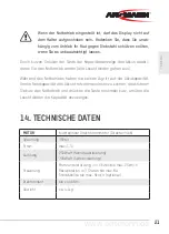 Preview for 21 page of ANSMANN RM7.0 Original Operating Instructions