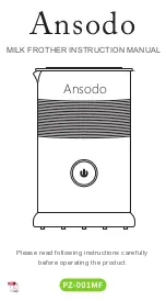 Ansodo PZ-001MF Instruction Manual предпросмотр