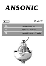 Ansonic CHA-611 Instructions For Use Manual preview