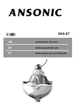 Preview for 1 page of Ansonic CHA-67 Instructions For Use Manual