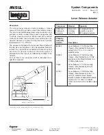 Предварительный просмотр 31 страницы Ansul INERGEN 150-BAR Manual