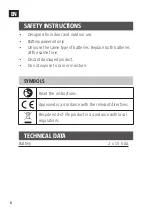 Предварительный просмотр 6 страницы Ansult 014464 Operating Instructions Manual