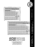 Предварительный просмотр 1 страницы ANT ANTMIX 16FX USB User Manual