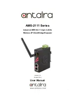 Preview for 1 page of ANTAIRA AMS-2111 Series User Manual