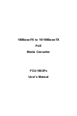 Preview for 1 page of ANTAIRA FCU-1802P Series User Manual