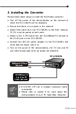 Preview for 13 page of ANTAIRA FCU-1802P Series User Manual