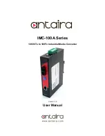 ANTAIRA IMC-100A Series User Manual preview