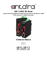 Preview for 1 page of ANTAIRA IMC-C1000 Series Hardware Manual