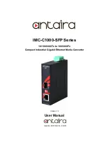 Preview for 1 page of ANTAIRA IMC-C1000-SFP Series User Manual