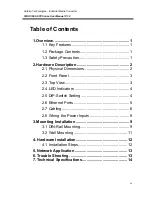 Preview for 4 page of ANTAIRA IMC-C1000-SFP Series User Manual