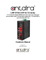 Preview for 1 page of ANTAIRA LMP-0702G-SFP-bt-V2 Series Hardware Manual