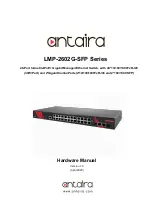 Предварительный просмотр 1 страницы ANTAIRA LMP-2602G-SFP Series Hardware Manual