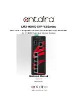 ANTAIRA LMX-0601G-SFP-T-V2 Hardware Manual preview