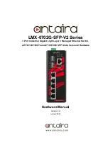 ANTAIRA LMX-0702G-SFP-T-V2 Hardware Manual предпросмотр