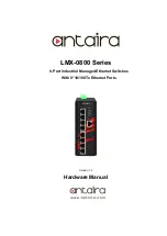 Предварительный просмотр 1 страницы ANTAIRA LMX-0800 Series Hardware Manual