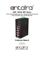 ANTAIRA LMX-1202G-SFP Series Hardware Manual предпросмотр