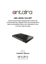 Предварительный просмотр 1 страницы ANTAIRA LMX-2828G-10G-SFP Hardware Manual