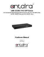 ANTAIRA LMX-3228G-10G-SFP Series Hardware Manual предпросмотр