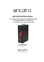 Preview for 1 page of ANTAIRA LNP-0702G-SFP-24 Series User Manual