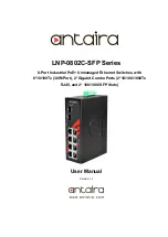 ANTAIRA LNP-0802C-SFP Series User Manual предпросмотр