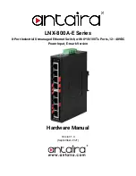 Preview for 1 page of ANTAIRA LNX-800A-E Series Hardware Manual