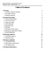 Preview for 5 page of ANTAIRA LNX-800A-E Series Hardware Manual