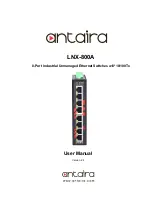 ANTAIRA LNX-800A Series User Manual предпросмотр