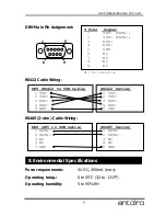 Предварительный просмотр 7 страницы ANTAIRA MSC-102B1 Installation Manual