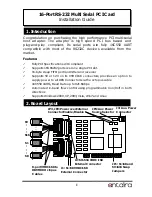 Preview for 1 page of ANTAIRA msc-116a Installation Manual